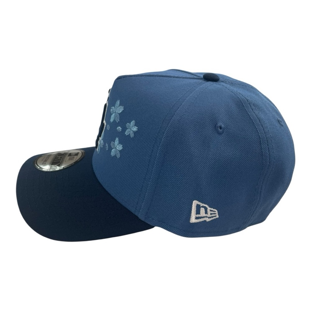 New Era LA Dodgers Exclusive 9FORTY A-Frame Snapback Hat Cap Blue One Size NWT - Picture 3 of 5